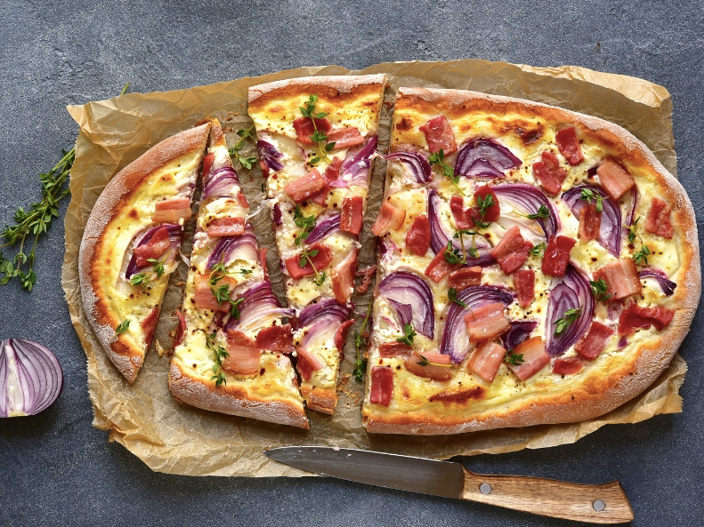 Tarte flambée : Rick Stein’s Tarte Flambée – Mon Panier Latin