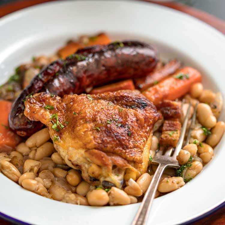 French cassoulet : Traditional French Cassoulet