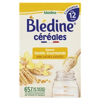 Bledine Cereales bebe 12 mois Vanille - 400g