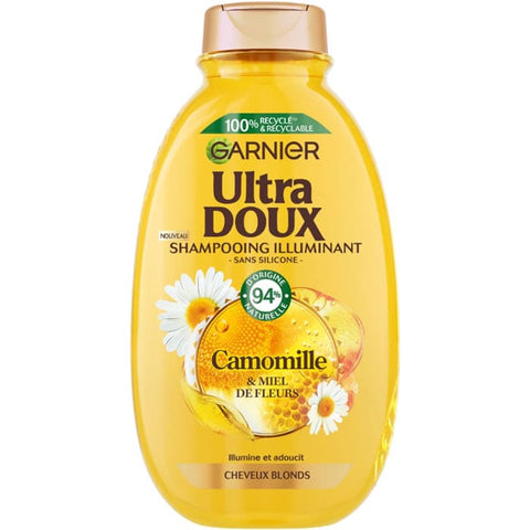 GARNIER Ultra Doux Shampoing à la camomille et miel de fleurs 300 ml