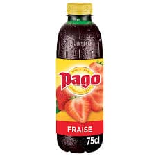 Jus de fraises PAGO 75cl