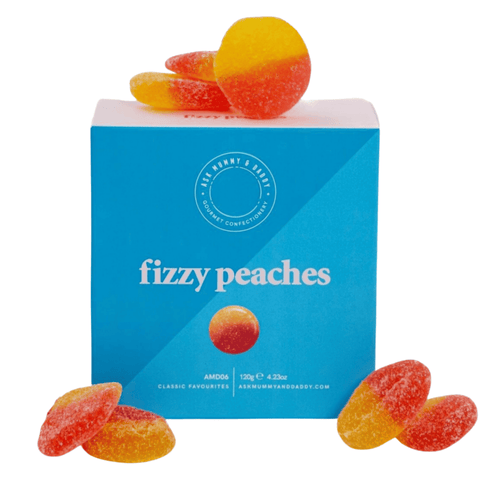 Ask Mummy & Daddy Fizzy Peaches (120g)