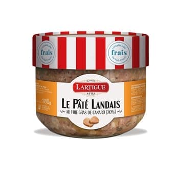 ***PROMO***Maison Lartigue Pate landais 20% foie gras canard - 180g