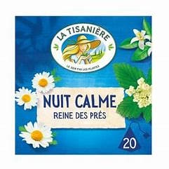 La Tisaniere Calm Night Infusion Meadowsweet x20 -28g
