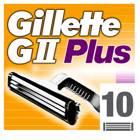 PQ 10 BLADES GILLETTE G 2 Plus razor blade refills