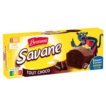 Savane Brossard Gateau Tout chocolat pocket x7 210g