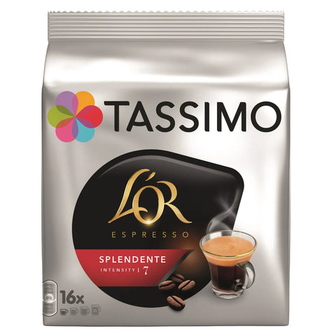 Tassimo L'OR Splendente Coffee Pods Compatible