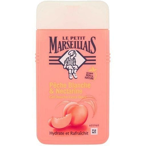 Le Petit Marseillais Gel douche extra doux pêche blanche et nectarine BIO 250ml