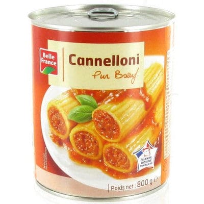 BELLE FRANCE Cannellonis Pur Boeuf 4x4 -800g
