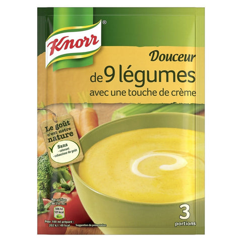 Knorr Soupe deshydratee douceur de 9 legumes 84 g freeshipping - Mon Panier Latin