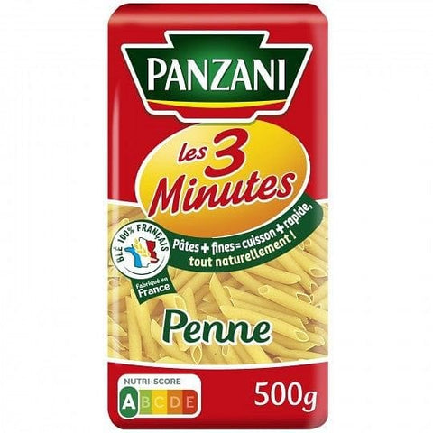 Panzani - Pates penne les 3 minutes - le sachet de 500 g freeshipping - Mon Panier Latin