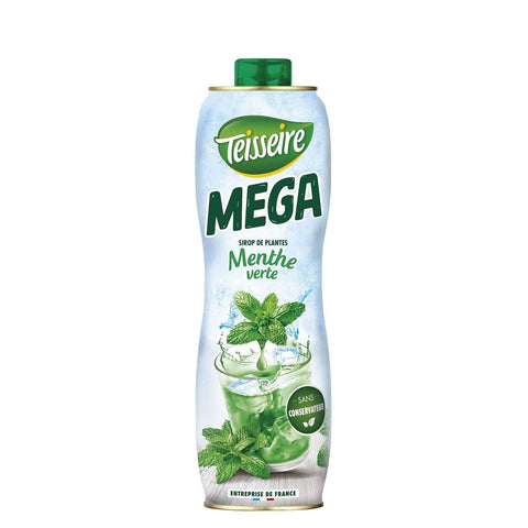 Teisseire Sirop parfum menthe verte Mega 130cl freeshipping - Mon Panier Latin