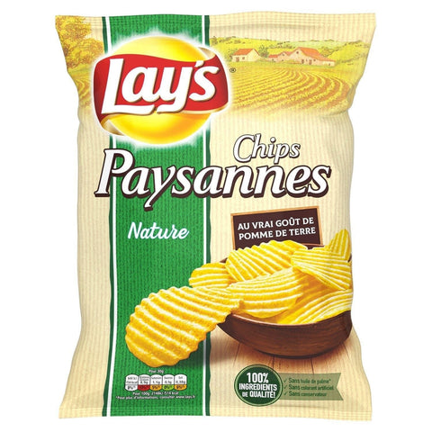 Lays Chips ondulees paysanne nature 150g freeshipping - Mon Panier Latin