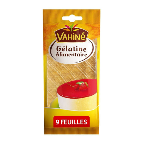 Vahine Gelatine alimentaire en feuilles 9 feuilles 17g freeshipping - Mon Panier Latin