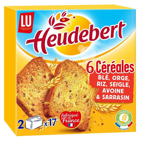 Heudebert Biscotte aux 6 cereales 300g freeshipping - Mon Panier Latin