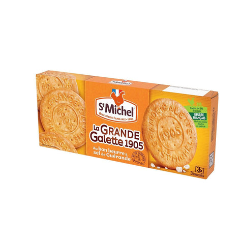 ST MICHEL Biscuits La Grande galette au sel de Guerande et au beurre frais 150 g freeshipping - Mon Panier Latin