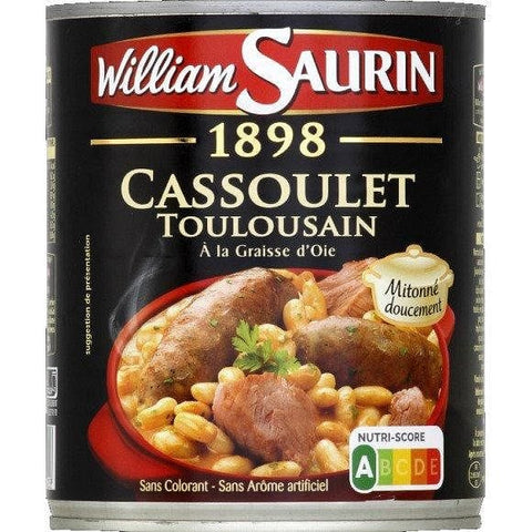 William Saurin Cassoulet Toulousain 840g freeshipping - Mon Panier Latin