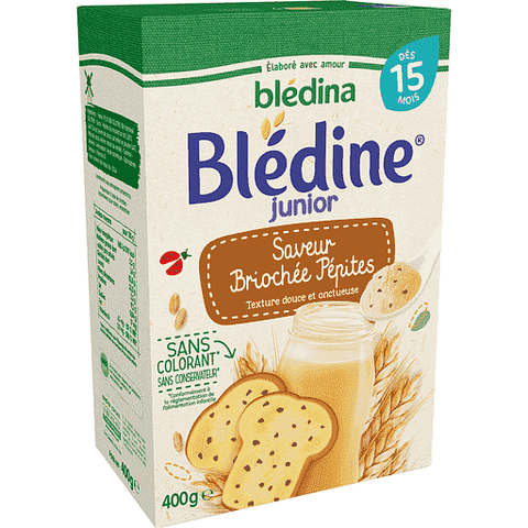 Bledine cereales saveur brioche et pepites de chocolat en poudre des 15 mois 400g freeshipping - Mon Panier Latin