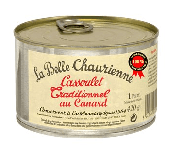Cassoulet LA BELLE CHAURIENNE with duck 420g