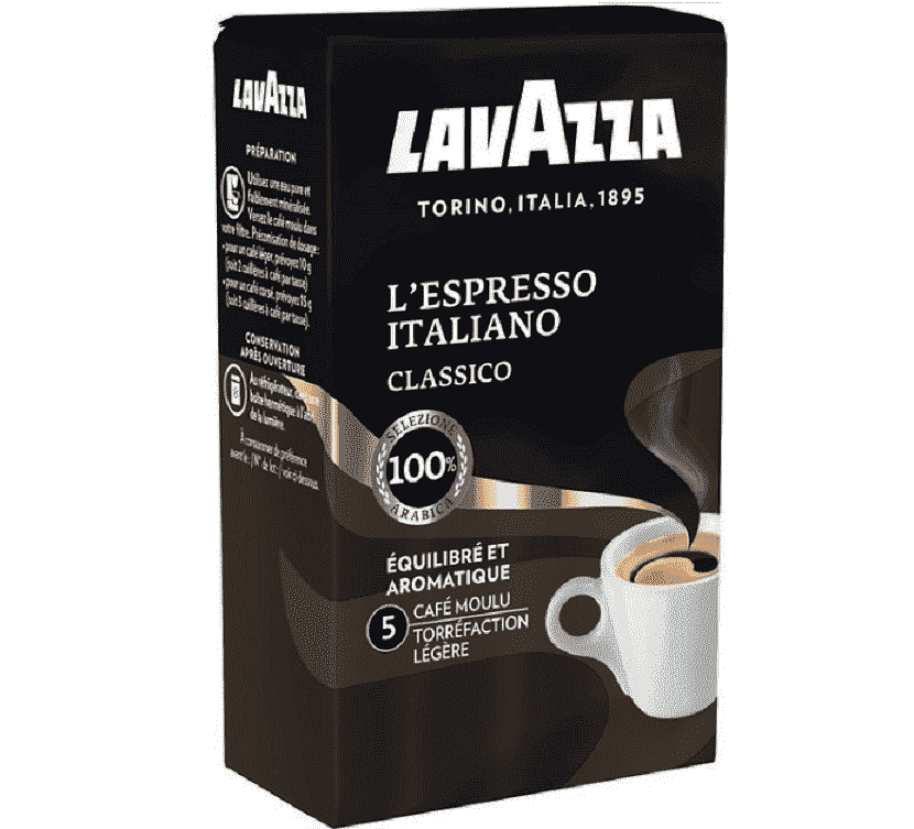 250gr Lavazza Espresso Classico moulu
