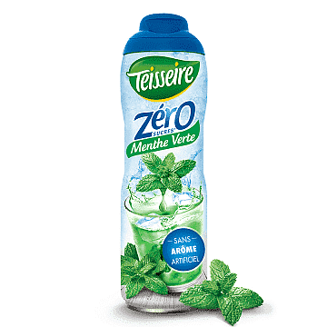 Teisseire Sirop parfum menthe verte Zero 60cl freeshipping - Mon Panier Latin