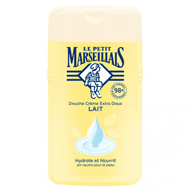 Le Petit Marseillais bain douche creme extra doux lait 250 ml freeshipping - Mon Panier Latin