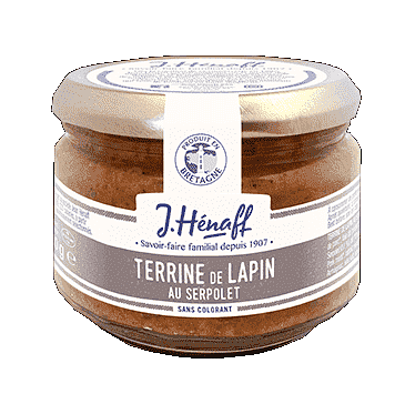 Henaff Terrine de Lapin au Serpolet 180g freeshipping - Mon Panier Latin