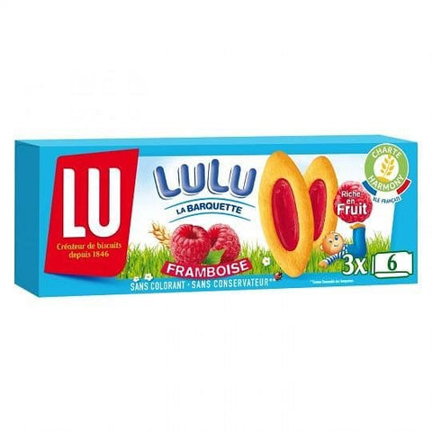 Lu Lulu barquettes a la framboise 120g freeshipping - Mon Panier Latin