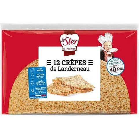 Le Ster Patissier 12 Crepes de Landerneau au lait frais et beurre 300g freeshipping - Mon Panier Latin