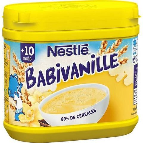 Nestle Babivanille cereales a  la vanille en poudre des 10 mois 400g freeshipping - Mon Panier Latin