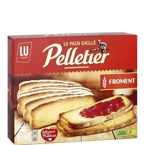 Pelletier Pain grille au froment fabrique en France 2x12 tranches 500g freeshipping - Mon Panier Latin