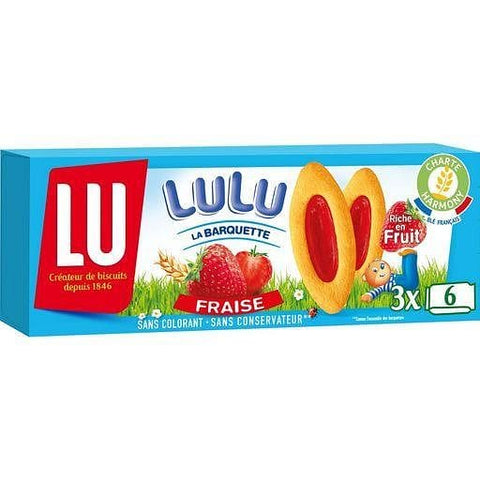 Lu Biscuits La Barquette fraise 120g freeshipping - Mon Panier Latin