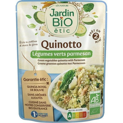 Jardin Bio Quinotto Legumes parmesan 220g freeshipping - Mon Panier Latin