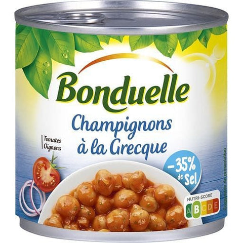Bonduelle Champignons cuisines a la grecque 400g freeshipping - Mon Panier Latin