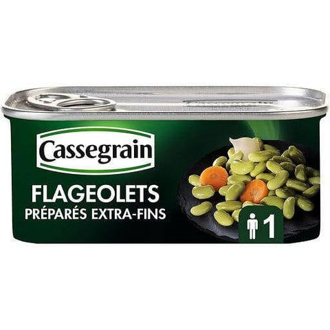 Cassegrain Flageolets extra-fins oignons et carottes 130g freeshipping - Mon Panier Latin