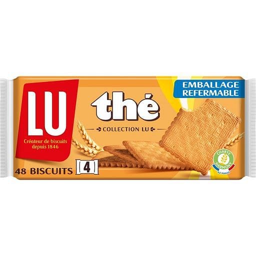 Lu the nature sachets fraicheur 4x12 biscuits 350g