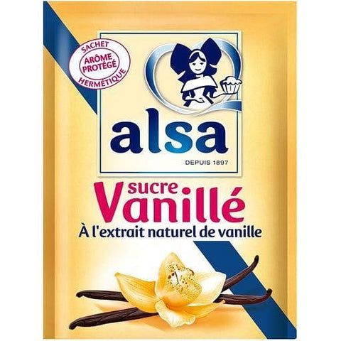 Alsa Sucre vanille a  l'extrait naturel de vanille 12 sachets 12x7,5g freeshipping - Mon Panier Latin
