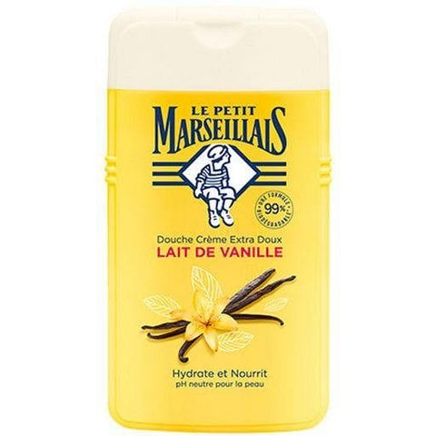 Le Petit Marseillais bain douche creme extra doux lait de vanille 250 ml freeshipping - Mon Panier Latin