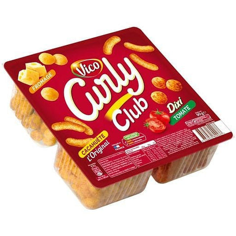 Curly Club assortiment de biscuits souffles aperitifs 90g freeshipping - Mon Panier Latin