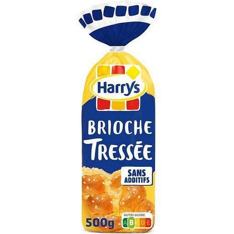 Harry's Brioche tressee nature au sucre perle 500g freeshipping - Mon Panier Latin