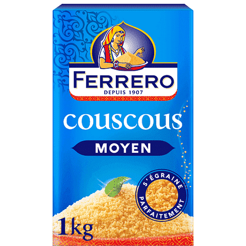 Ferrero Couscous Grain moyen 1kg freeshipping - Mon Panier Latin
