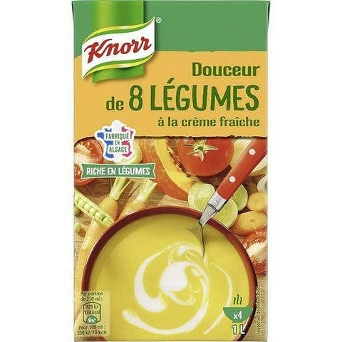 Knorr Soupe douceur de 8 legumes a la creme fraiche 1L freeshipping - Mon Panier Latin