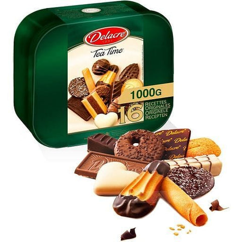 Delacre Tea Time assortiment de biscuits fins 1kg freeshipping - Mon Panier Latin