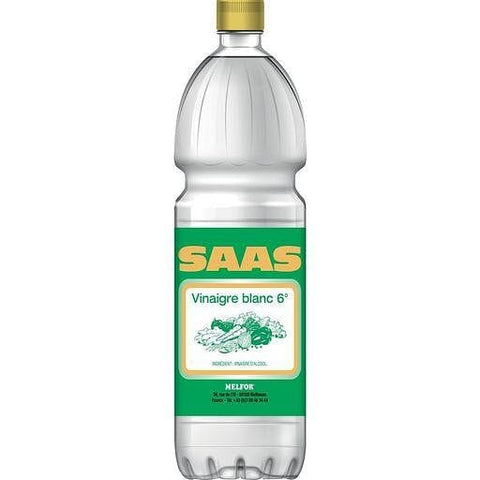 Saas Vinaigre d’alcool blanc 6° 1l freeshipping - Mon Panier Latin