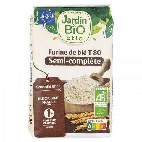 Jardin Bio Farine de ble Semi-complete T80 1kg freeshipping - Mon Panier Latin