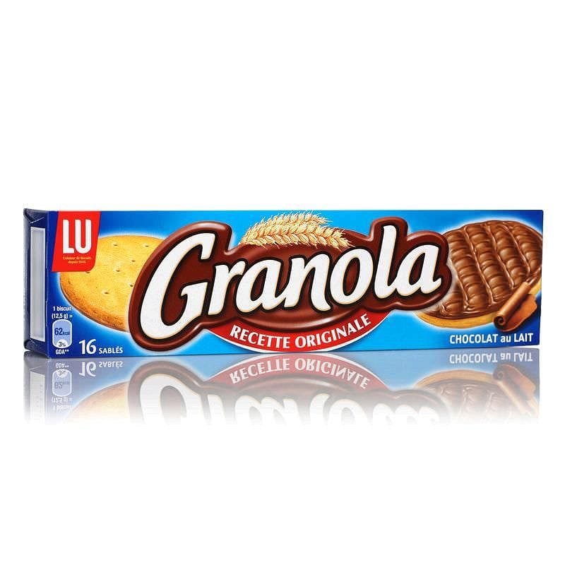 LU Biscuits sablés Granola L'Original Chocolat Lait 200g (lot de 6) 