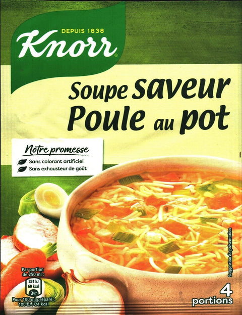 KNorr Soupe deshydratee poule au pot aux petits legumes le sachet de 72 g freeshipping - Mon Panier Latin