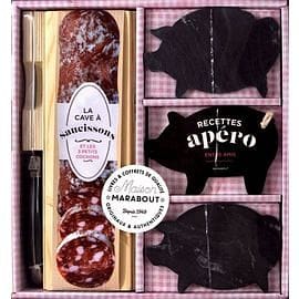 COFFRET-Cuisine - La cave a  saucisson et les 3 petits cochons freeshipping - Mon Panier Latin