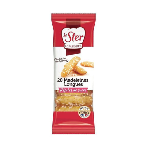 Le Ster Madeleines longues aux pepites de sucre 20 madeleines 250g freeshipping - Mon Panier Latin