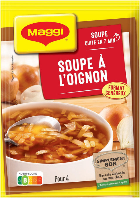Maggi Soupe deshydratee a l'oignon le sachet de 61g freeshipping - Mon Panier Latin
